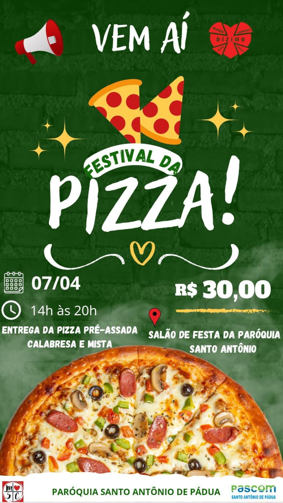 Festival da Pizza da Pastoral do Dízimo